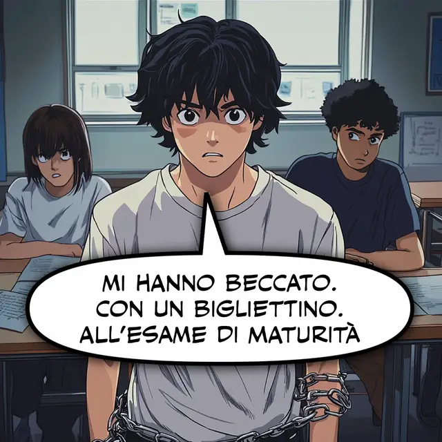 A post by @angelogrecoofficial on TikTok caption: COSA SI RISCHIA SE SI VIENE SCOPERTI A COPIARE ALL’ESAME DI MATURITÀ?
 
 Copiare durante esami e concorsi pubblici in Italia è un reato, previsto da una legge molto vecchia ma ancora in vigore, la Legge n. 475 del 1925. Tale condotta comporta non solo l’esclusione dall’esame ma anche una condanna penale. Tale aspetto è spesso ignorato da molti studenti (e forse anche dai loro genitori).
 
 La legge punisce con la reclusione da tre mesi a un anno chiunque presenti come propri lavori, dissertazioni, o tesi che siano opera di altri.
 
 Cosa significa in pratica? Il reato è procedibile d’ufficio: non serve la denuncia di nessuno. L’insegnante di una scuola pubblica o equiparata che si accorge della copiatura, in qualità di pubblico ufficiale, ha l’obbligo di denunciare il fatto alle autorità competenti (Polizia o Procura della Repubblica).
 
 Potrebbe essere punito a titolo di concorso nel reato anche lo studente che passa il compito o che fornisce le risposte.
 
 Questo monito è particolarmente importante oggi, nell’era dell’intelligenza artificiale. Cedere alla tentazione di portare con sé smartphone, smartwatch o altri dispositivi elettronici per consultare di nascosto una chat AI potrebbe costare molto caro, non solo dal punto di vista del percorso scolastico, ma anche da quello penale.
 
 #legge #esame #maturità #concorsi #concorsipubblici #scuola #università
