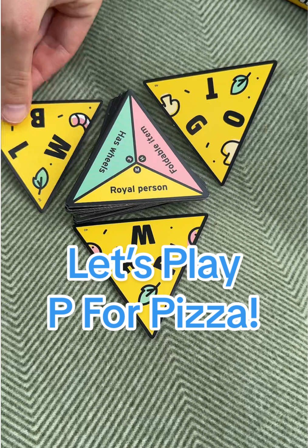 A post by @bigpotatogames on TikTok caption: Perfect to grab and take with you for fun on the go! #pforpizza #cardgames #travelgames #games #boardgames 