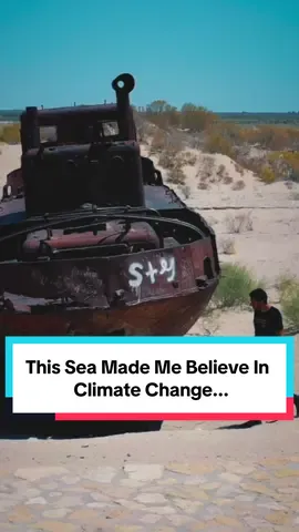 A post by @nasdaily on TikTok caption: This Sea made me believe in Climate Change...