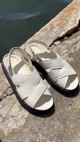 A post by @clarks on TikTok caption: Sun, sandals, and Sunday. The perfect combination, shop our Aristella Sun online now. ☀️ #NoBetterFeeling #Clarks #Fyp
