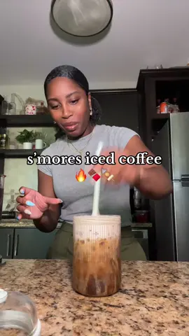 A post by @kmaeleee on TikTok caption: easiest iced coffee recipe using my nespresso machine & nespresso tumbler! 🍢🍫🧊#coffeeathome #icedcoffeerecipe #icedcoffeeathome 