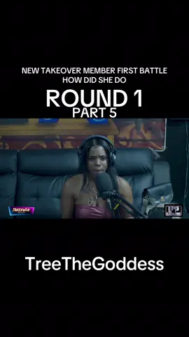 A post by @thehustleroftheyear on TikTok caption: 🌳TheGoddess is a problem!!!! How did she do!! #femalerapper #battlerap #phillyvsJersey #treethegoddess 