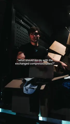 A post by @gymshark on TikTok caption: onyx ditch & switch aftermath. #onyx #gymsharkonyx #davidlaid #Gymshark 