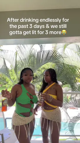 A post by @thebadmf_ on TikTok caption: Gotta get our money worth of that all inclusive 😂😭🤷🏾‍♀️ #allinclusive #allinclusiveresort #allinclusiveresorts #puntacana #punta #puntacanavacation #dominicanrepublic #vacationmode #blackgurl #blackgirlluxury #blackgurltiktok #fyp #fypシ #fypシ゚viral 