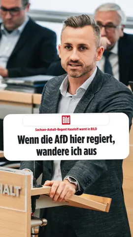 A post by @mutzurwahrheit90 on TikTok caption: Ein Ministerpräsident der auswandern will, wenn ihm das Wahlergebnis nicht passt? #Freiheit #mutzurwahrheit #ulrichsiegmund #AfD #Siegmund2026 #VISION2026 #Fakten #Aufklärung #niewiedercdu #SachsenAnhalt #Zukunft #Ministerpräsident #Heimat #Frieden 