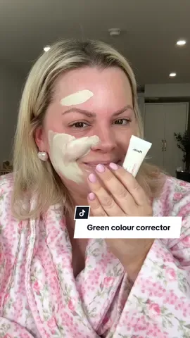 A post by @selenamup on TikTok caption: I don’t know what they put in this green colour corrector but I think it’s magic! The thing I really like about the @Hero US corrector is I don’t even need a foundation, it’s a one stop shop #redskin #greencolorcorrector #herocosmetics #makeuptutorial 