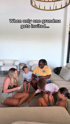 A post by @fluellenfam on TikTok caption: Regina wait I didn’t mean for that to happen 👀 #family #skit #grandmas #motherinlaw #funny #meangirls 