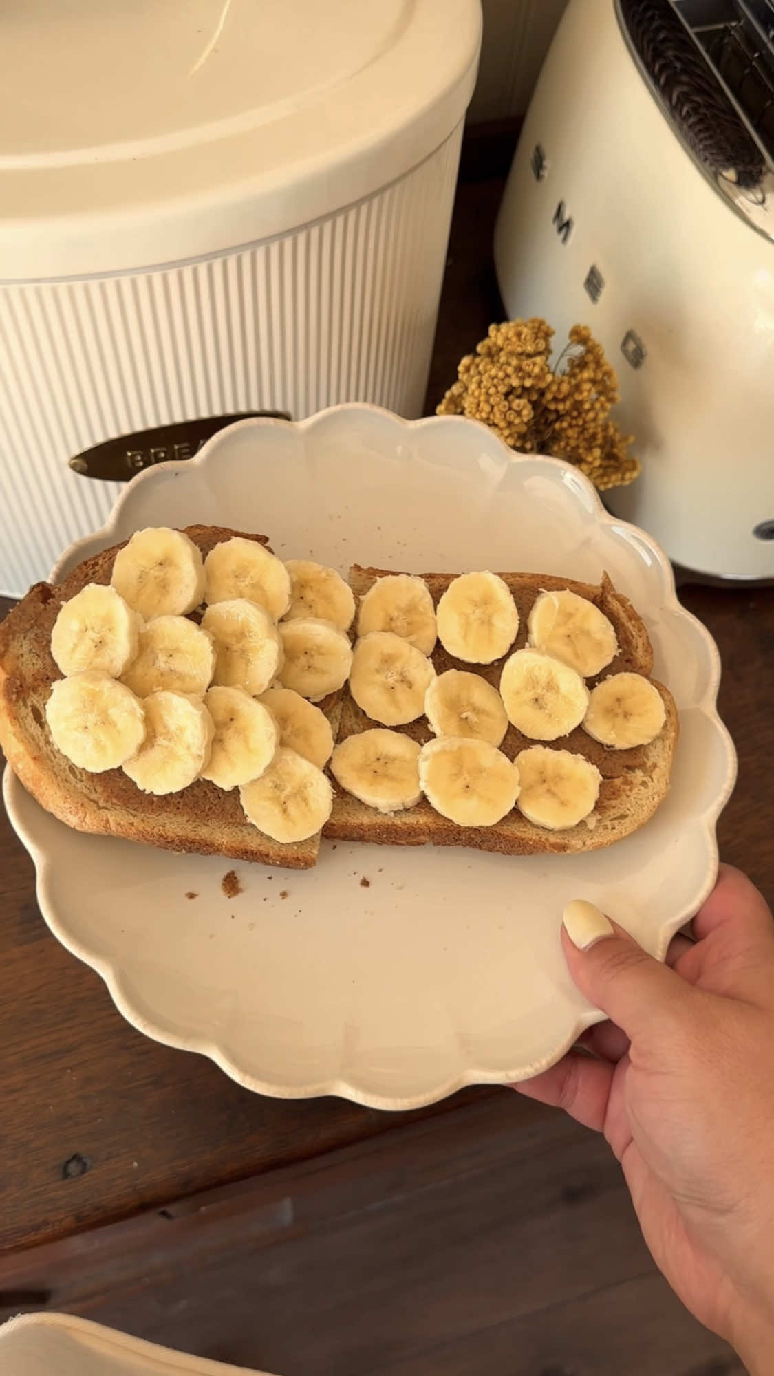 A post by @mrsmckennabarry on TikTok caption: Good morning, friends! ☀️ This week, I hope you hear your favorite song on the radio, that annoying zit finally goes away, your favorite candle is back in stock, you read what will be your favorite book of all time, you finally perfect that one recipe, and you watch your favorite comfort movie no less than 3 times. 💛  #morningroutine #cozymorning #morningcheer #breakfast #breakfastideas #cozykitchen #food #fyp #foryou #foryoupage #foodtok 