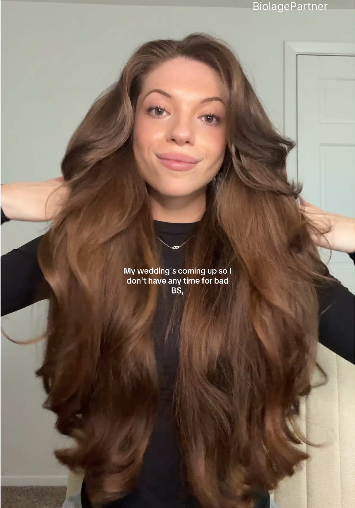 A post by @danielleathena on TikTok caption: Biolage Science is the only BS I want to deal with! 🤍 check out @BIOLAGE Full Rescue for instantly fuller hair✨ #BiolagePartner #BiolageFullRescue #hair #hairtok #healthyhair #hairtutorial 