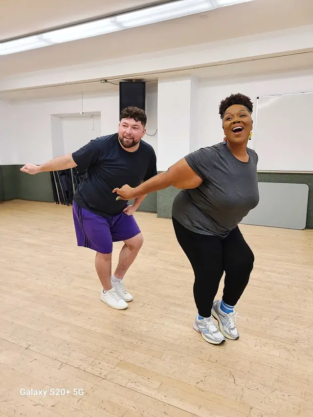 A post by @cherylporterdiva on TikTok caption: Since I was a little girl, I carried so much shame and fear around dancing...🥺 I was always the one who was “good at singing, but not dancing.”That insecurity stayed with me all my life. But God placed the right people at the right time! My amazing coach @Devin Santiago is helping me do what I never thought I could... DANCE on BROADWAY! ⭐️I’m still learning, but I’m finally starting to believe in myself. 🥰 Don’t let fear steal your dream and I'll see you on Broadway this August!!! ❤️ #BroadwayJourney #KeepGoing #FaithOverFear #dance #danceclass #fyp 