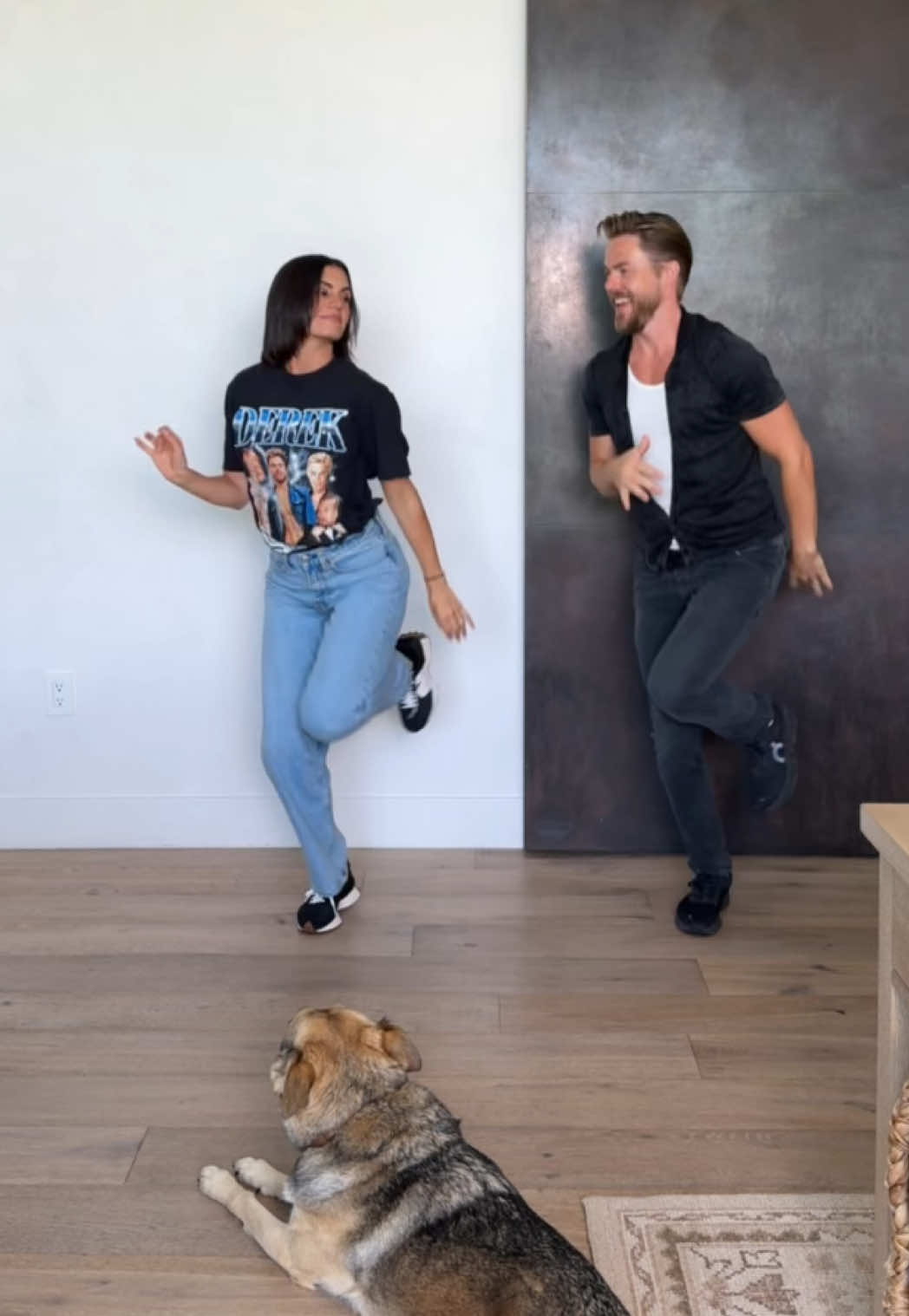 A post by @derekhough on TikTok caption: What score do you think Luna gave us? 
