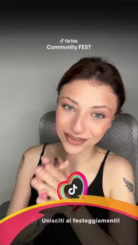 A post by @ilaria_pariss on TikTok caption: Mi son sentita un secondo Barbara D’Urso 😂 #communityfest2025 