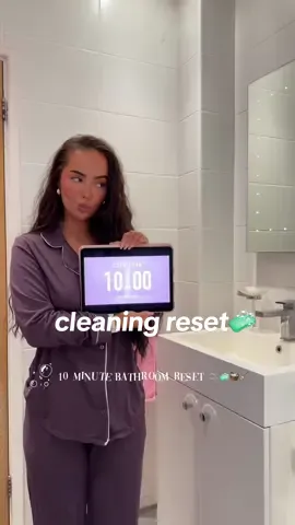 A post by @chynasolder on TikTok caption: let’s do a quick bathroom refresh🫧🧽🤭 #reset #bathroomreset #cleaning #cleantok #fyp #andrex @Andrex UK ad