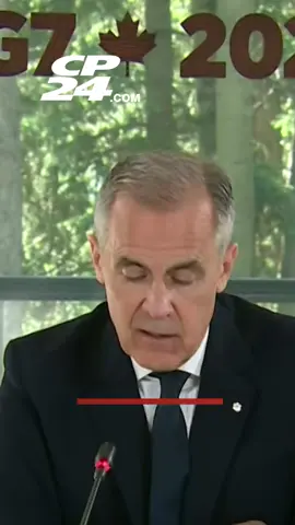 A post by @cp24breakingnews on TikTok caption: Carney opens day 1 of official talks at G7 summit “We will have open, frank discussions,” Carney promised as he and the leaders of the other G7 nations sat down for inaugural discussions Monday.  However, “we may not agree on every issue,” he continued as he addressed reporters. Carney spoke of a “more divided and dangerous” world and remarked that each of the seven nations had pledged significant investments into their militaries.  He then asked reporters to leave the room to allow the first round of talks to begin behind closed doors. #cp24 #news #G7 #donaldtrump #markcarney