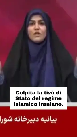 A post by @matteosalviniufficiale on TikTok caption: Colpita la tivù di Stato del regime islamico iraniano.