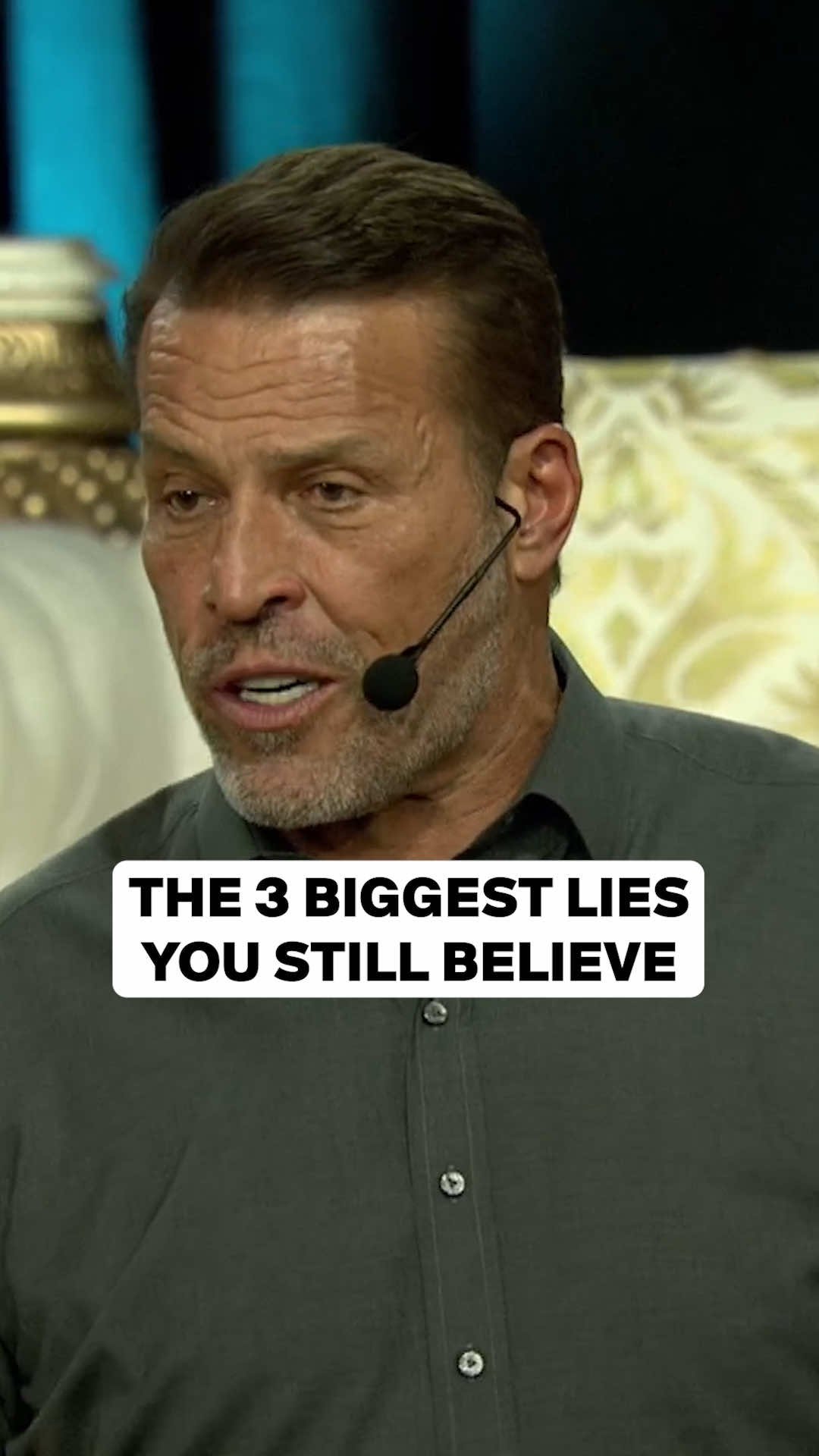 A post by @tonyrobbins on TikTok caption: 3 Lies You Still Believe (But Shouldn’t) #learnedhelplessness #lifeadvice #lifecoach #mindset 