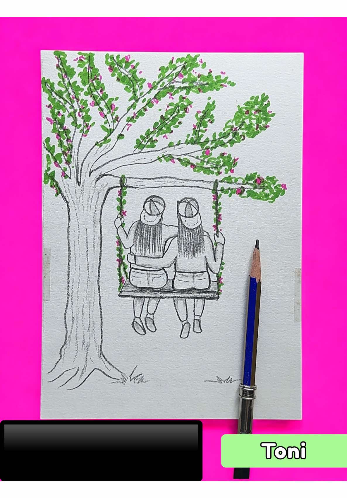 A post by @nnursema on TikTok caption: Replying to @Sami🎨 What is your name? 🩷 #Toni 