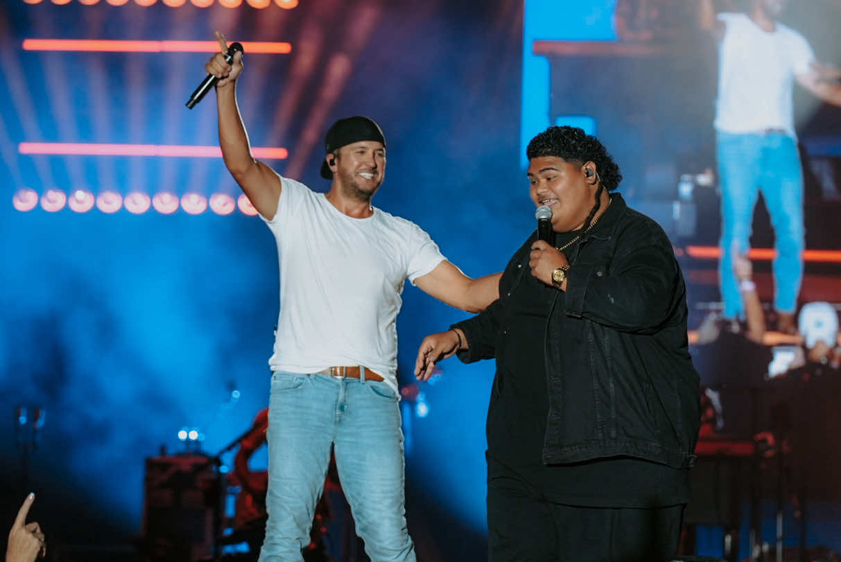 A post by @wtongi on TikTok caption: What a great time this was! Thanks to Luke Bryan for inviting me to open for him in Fort Myers Florida.  @Luke Bryan  #CountrySongCameOnTour #iamtongi  🎥 @Codi McIvor 