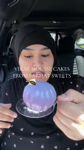 A post by @sharmineats on TikTok caption: Trying pastries from @Rachid Farhat Sweets in Troy, Michigan 🥐🍩🍰🍬 For these 4 pastries and a cup of pistachio icecream it was $42! #viralmoussecakes #moussecake #dessert #cakereview #honestreview #michigancheck #farhatsweets #trendingdesserts #fyppppppppppppppppppppppp 