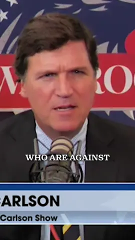 A post by @tuckercarlson on TikTok caption: It’s crazy how the people who are against killing are the criminals all of a sudden.
