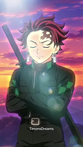 A post by @timonsdream on TikTok caption: Tanjiro goes on a journey to increase his swag, searching for Goha to begin his training….  #tanjiro #swag #fitcheck #gohan 