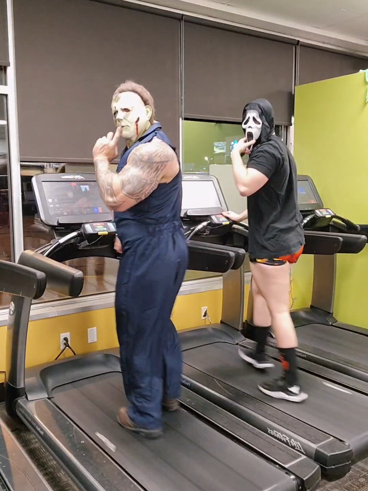 A post by @the.primal on TikTok caption: Magic Michael and Ghostcake struttin