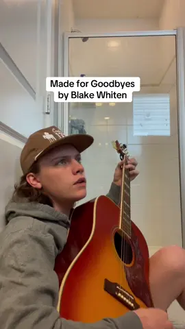A post by @blakewhiten1 on TikTok caption: This is my new song called “Made for Goodbyes”. The pre-save is available now in my bio #blakewhiten #fyp #NewMusic #original #country 