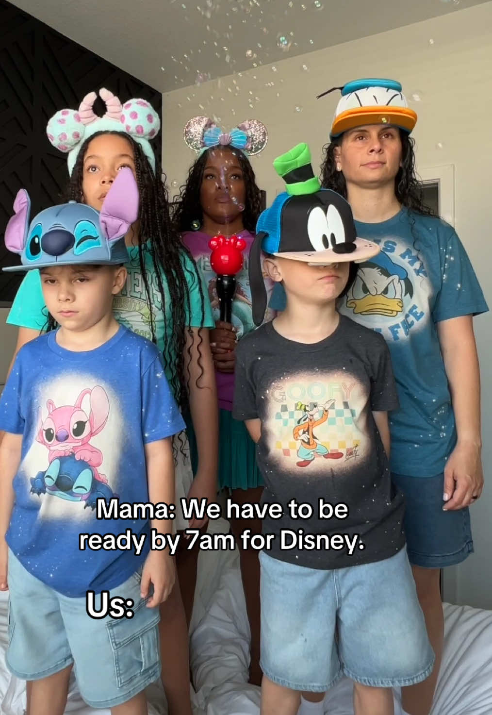 A post by @team2moms on TikTok caption: Say less, we READY @6:59am. 😂. @Disney Parks #trend #DisneyPowerofJoy #trending  