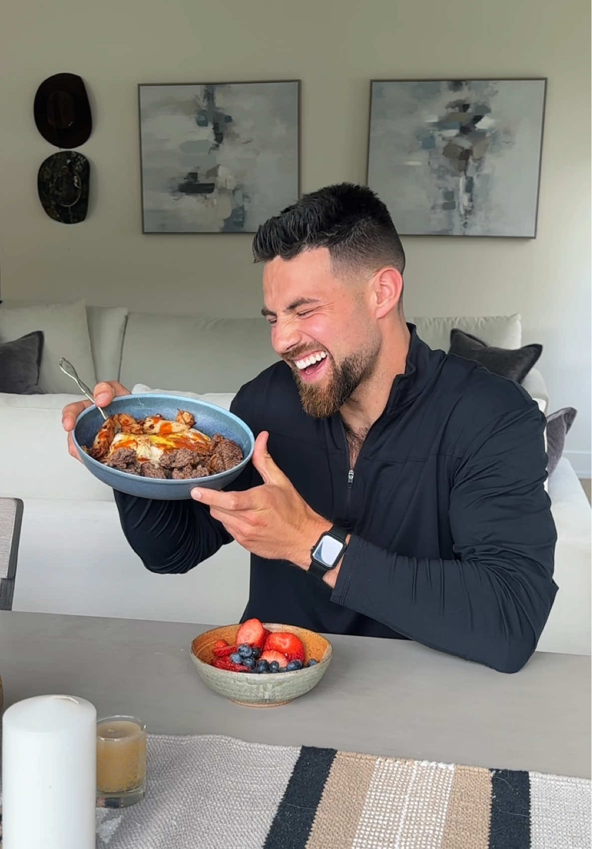 A post by @campayne5 on TikTok caption: Jesus & Sundays❤️>> #fyp #fypシ #sunday #love #relationship #dating #cooking #DayInMyLife @HexClad @Famous Dave’s @Chipotle @mizzen+main @nuuds @Wrangler @Boot-Barn 
