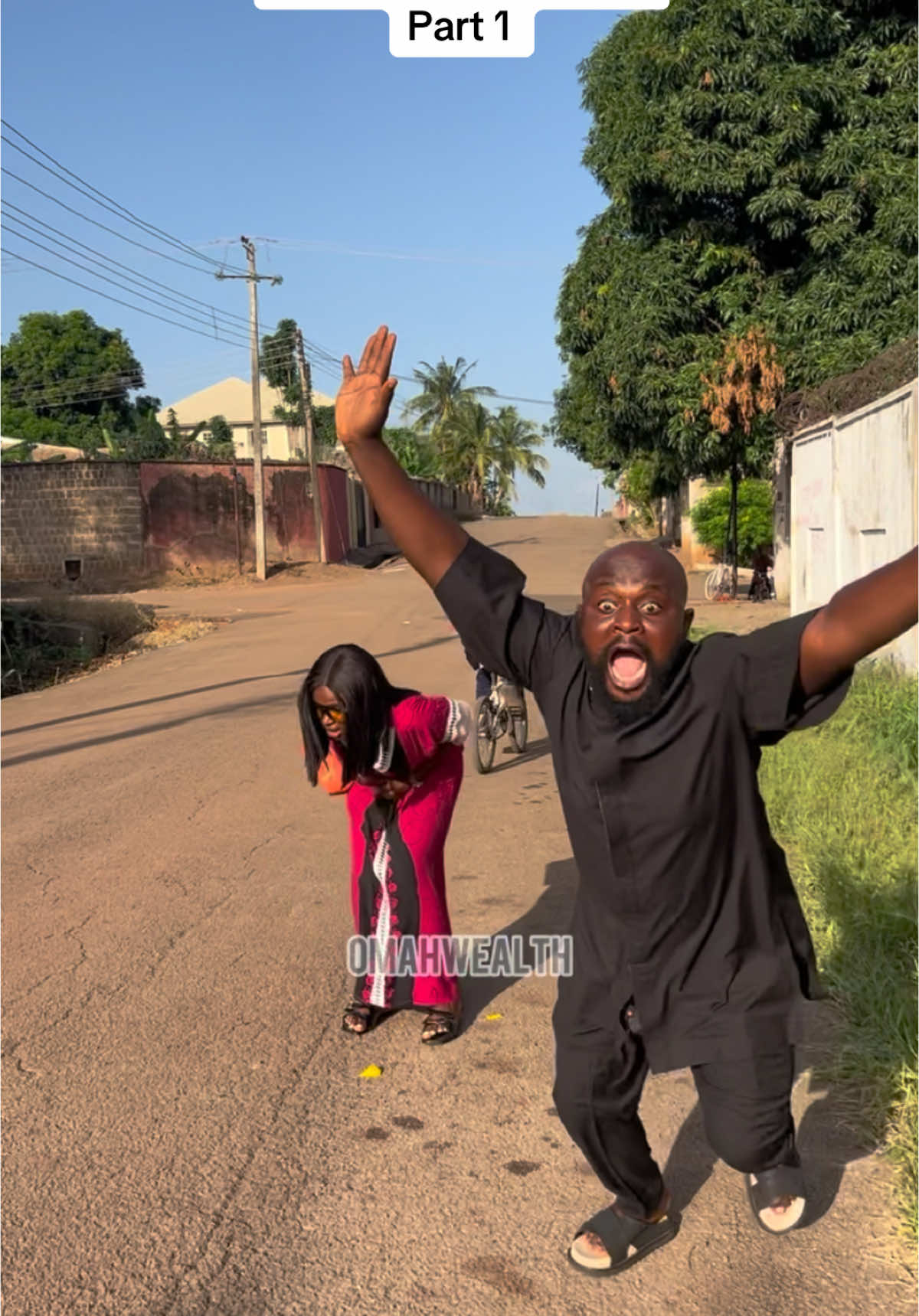 A post by @omahwealth.tv on TikTok caption: He ran off for his life #omahwealth 