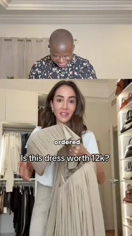 A post by @maximbadyofficial on TikTok caption: €12,000 Dress. Credit = tamara #comedy #satire 