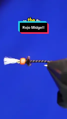 A post by @tiesflies on TikTok caption: The Rojo Midge: Hook: Core 1270 size 18 Thread: TheFlySmith 14/0 traditional waxed  Rib: TheFlySmith 0.1mm copper wire Bead: Glass seed bead Thorax: Peacock herl Gills: TheFlySmith 300D worm thread  Tools: TheFlySmith  #TheFlySmith  #flytying #magpiematerials #magpieturkeybiots #magpiefinebeaverdubbing #whitingfarms #naturesspiritflytying #lidrig #fly #flytyingjunkie #flytyingtutorial #flytyingaddict #flytok #satisfying #flytyingnation #fyp #harelinedubbin  #fishing #flyfishing #pescamosca #Upavon #fullingmill #bespoke