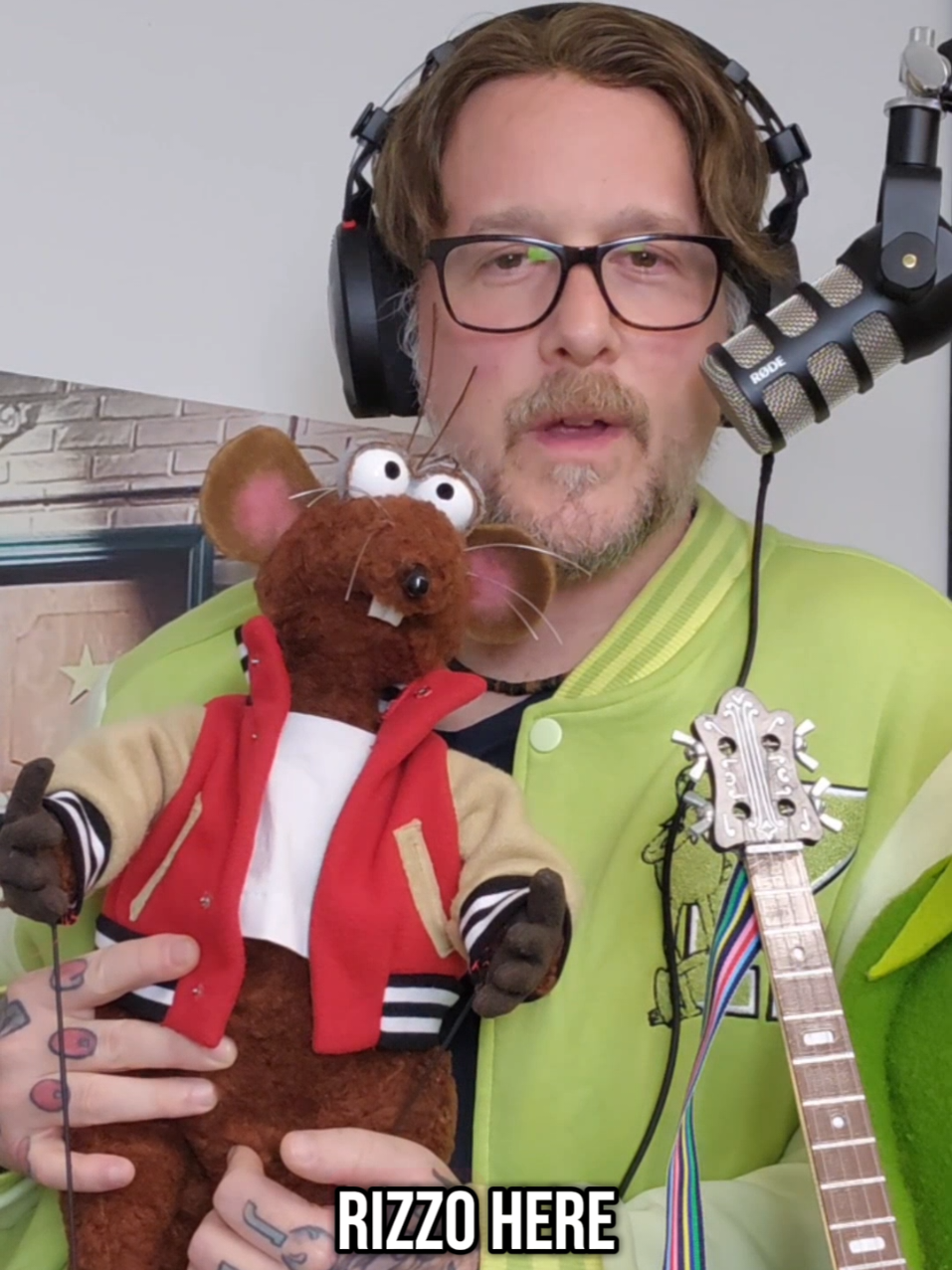A post by @kmup_tv on TikTok caption: THE RIZZO THE RAT TOUR!  #how #build #handmade #puppet #learn #educate #muppets #teach #information #knowledge 