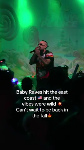 A post by @lenjpearce on TikTok caption: TODDLER TECHNO IS TAKING OVER AMERICA 🇺🇸🔥 My brand new USA TOUR is coming in HOT — and tickets drop TOMORROW (June 17) for everyone who’s registered! This is your LAST CHANCE to sign up via the link in my bio — LET’S GOOO! 👶💥🎶🪩 #eastcoast #babyraves #toddler #techno #rave #usa #lennypearce 