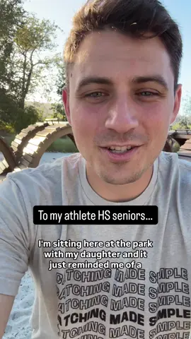 A post by @catchingmadesimple on TikTok caption: My senior year of HS I had two paths in front of me…  Hopefully this helps you navigate yours 🙌 