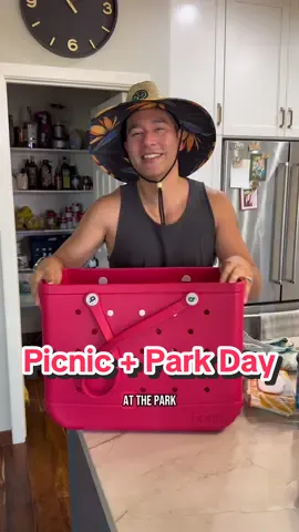 A post by @athomewithbryan on TikTok caption: Haven’t done one of these “pack with me bits” in a while. Do you we likey? Y or no? #park #picnic #toddlerlife #dadsoftiktok #familyday #boggbag #positiveparenting #packwithme #athomewithbryan 