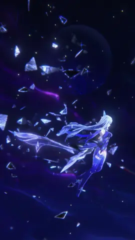 A post by @genshinimpact_en on TikTok caption: Skirk's Character Trailer (Extract 1) | #GenshinImpact #Skirk #FightLikeSkirk