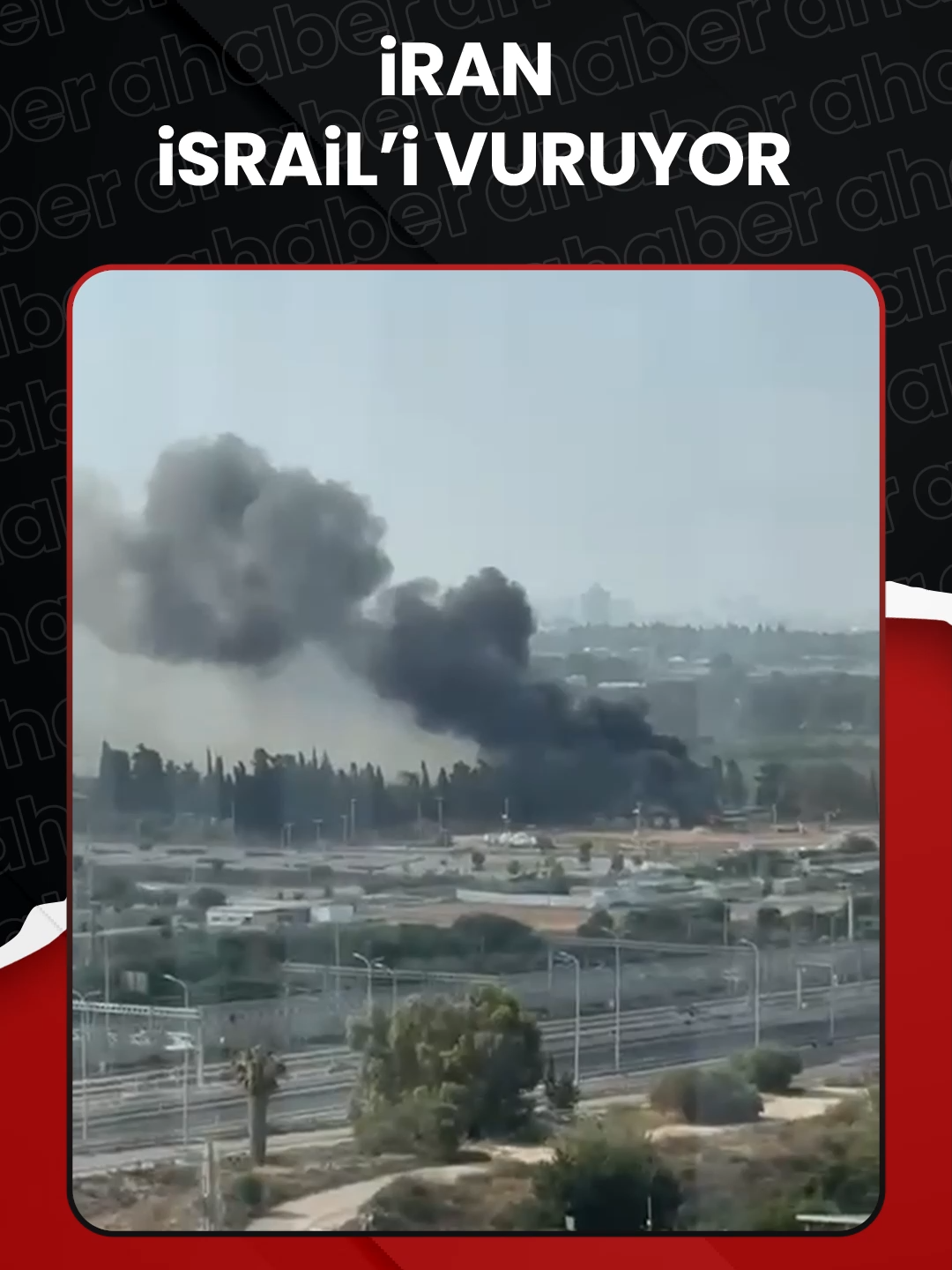 A post by @ahaber on TikTok caption: • #İsrail ordusu, #İran'dan ülke topraklarına füzelerin ateşlendiğini tespit ettiklerini bildirdi.   • Ordudan yapılan açıklamada, hava savunma sistemlerinin saldırıları önlemeye çalıştığı aktarıldı. #israel #ıran