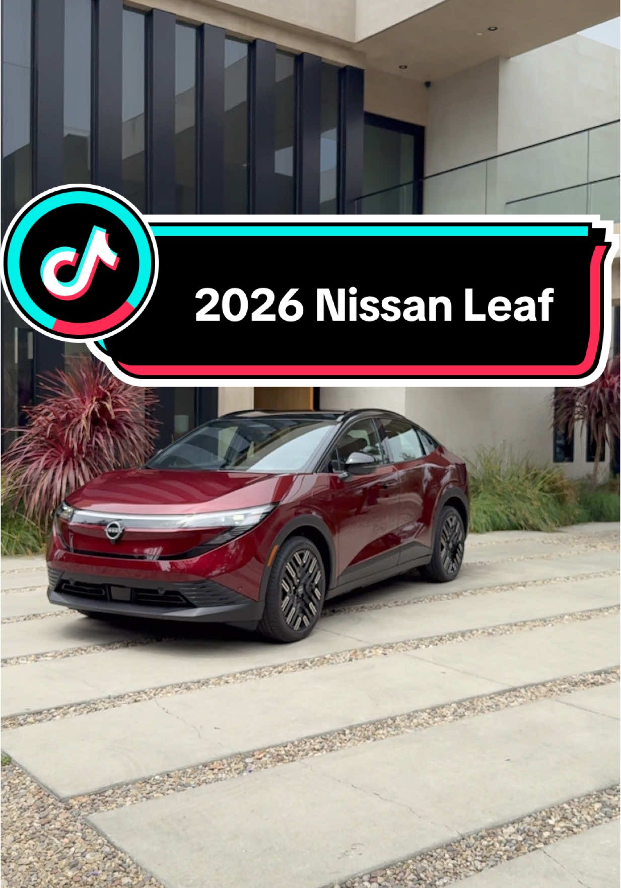 A post by @forrestsautoreviews on TikTok caption: There’s rumors floating around that this could start in the mid to low $30K range. Would you get one?? 🤔🤷🏽‍♂️ • • • • • #nissanleaf #nissan #ev #cars #carsoftiktok #cartok #foryoupage #foryou 
