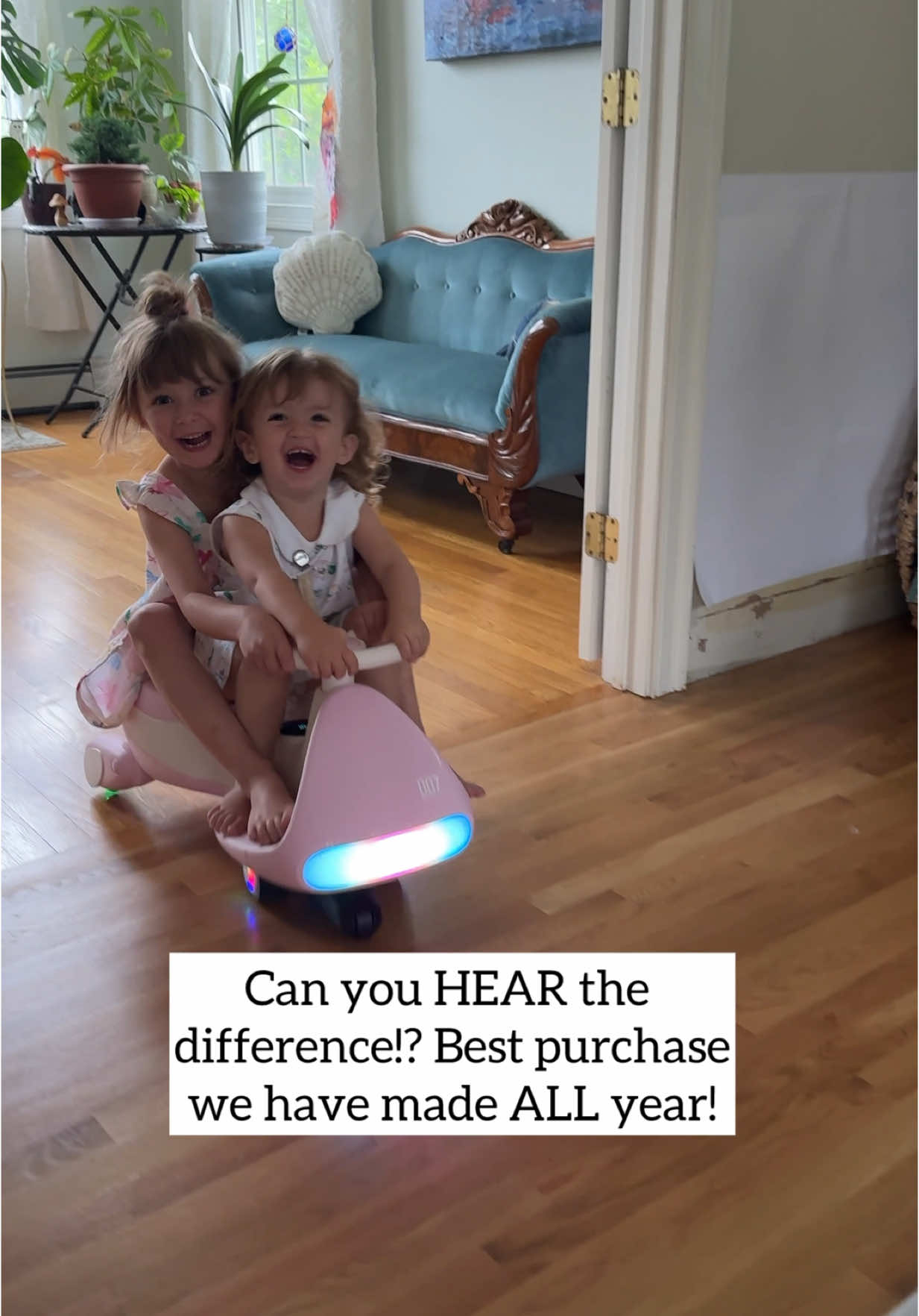 A post by @brittikitty on TikTok caption: They ride this for HOURS and it’s so silent now!!! Best purchase ever they can’t get enough of this!! 
