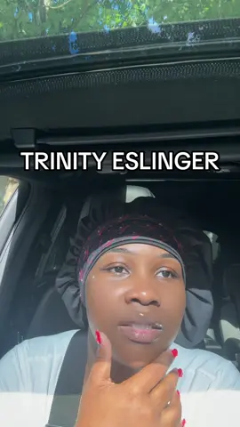 A post by @glittergirlgloss on TikTok caption: PRAY FOR TRINITY ESLINGER 🙏🏾