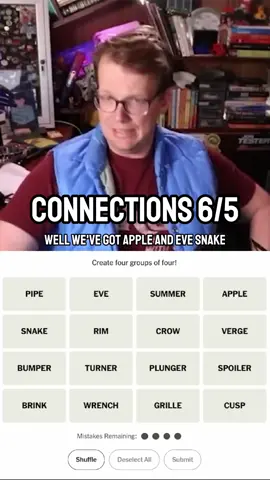 A post by @hankgreen1 on TikTok caption: You’re gonna yell at me for this one. #connections 