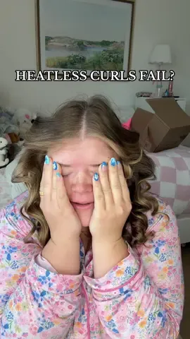 A post by @_samanthajo_ on TikTok caption: heatless curls may not be for me, but subway sandwiches are 