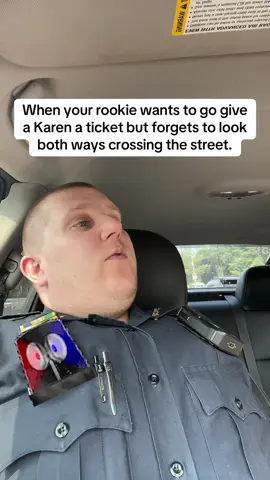 A post by @ on TikTok caption: He was ok! Lmao #fyp #foryoupage #cophumor👮🚔 #copsoftiktok #copsontiktok #cophumor #backtheblue🖤💙🇺🇸💪🏼 #itsajokekaren #rookiecops #ftu 