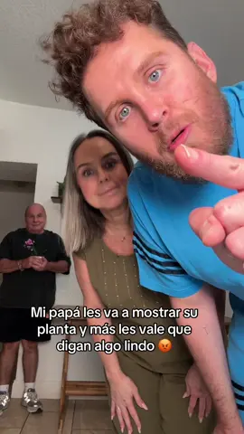 A post by @los_chicaneros on TikTok caption: Mi papá les va a mostrar su planta y más les vale que digan algo lindo 