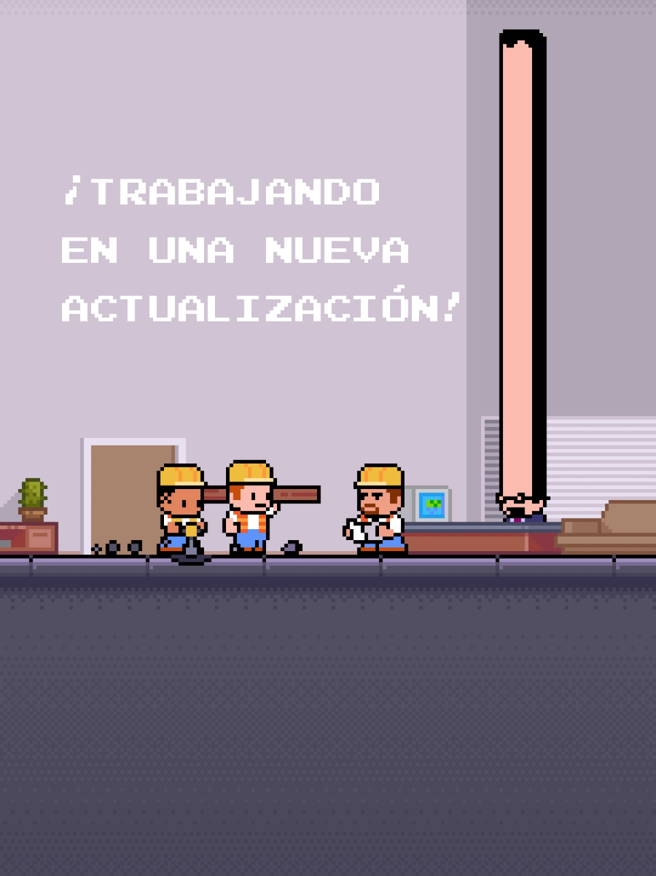 A post by @dave.xp on TikTok caption: Trabajando en nueva actualización de Dr Frentoza! 👷‍♂️#drfrentoza #pixelart 