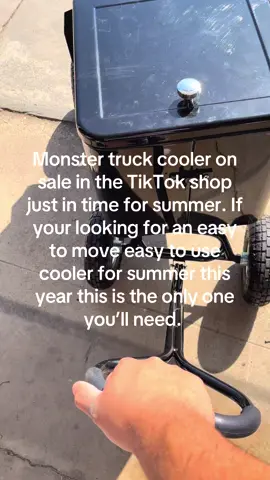 A post by @drewin5d on TikTok caption: Perfect for all the games and bbqs or mobile vendors looking for a easy to move cooler for the go. #dadssupportingdads #dudessupportdudes #dadtok #bbqtiktok #icecooler 