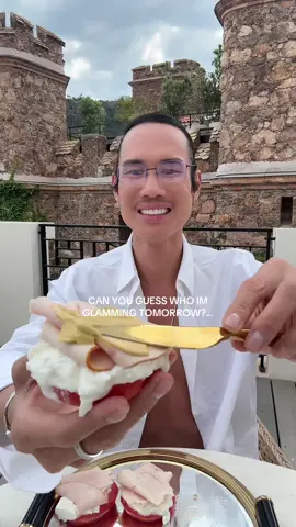 A post by @patrickta on TikTok caption: Any Guesses To What Supermodel I’m Glamming Tomorrow ?