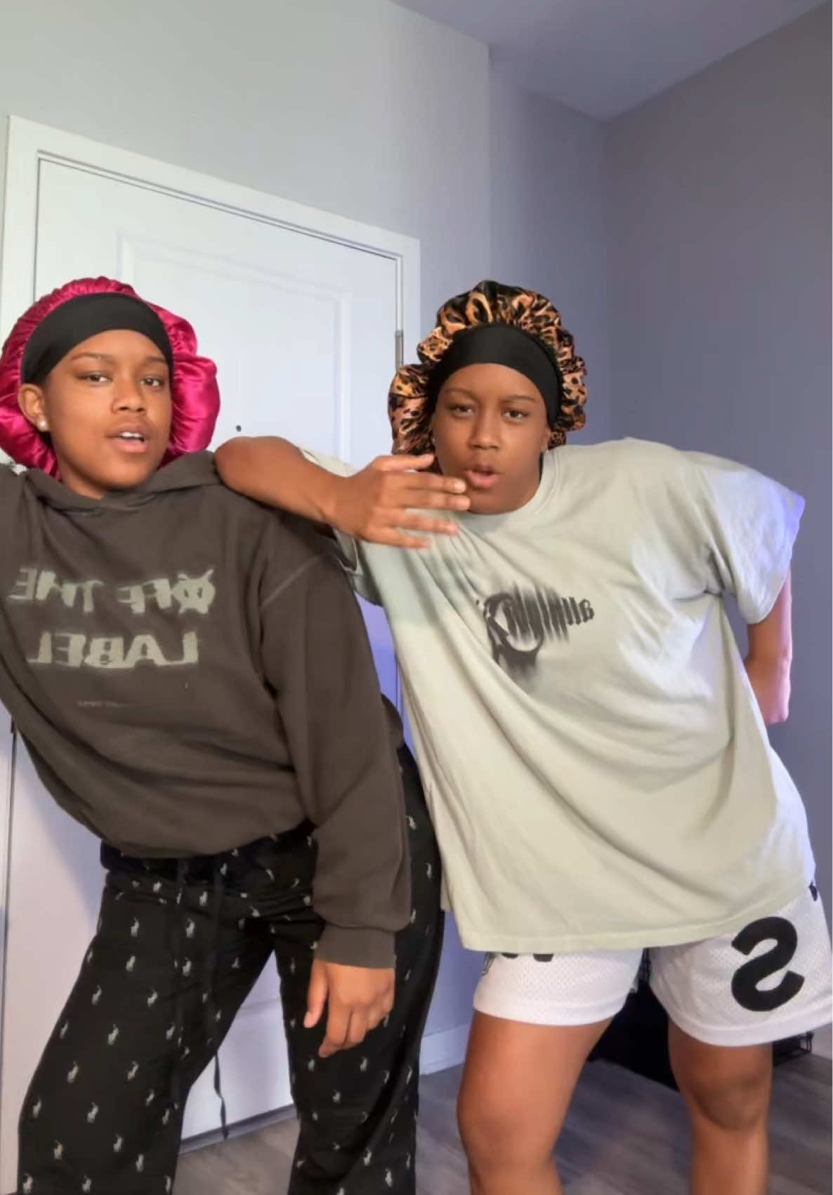A post by @splashtwinz on TikTok caption: Cmon Barbie let’s go party 🖤  #foryou #twins 