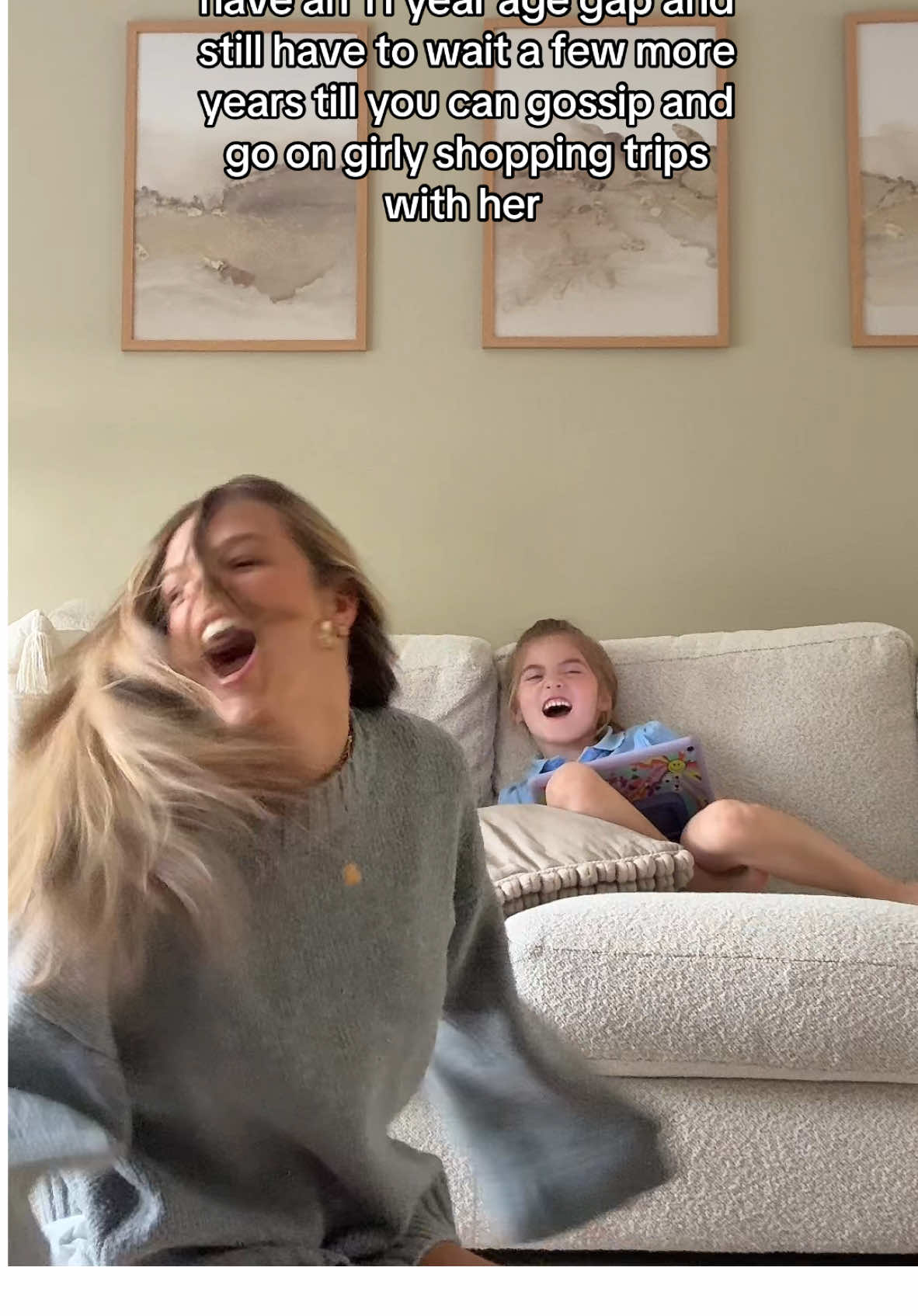 A post by @tallulahmetcalfe0 on TikTok caption: Life is hard but I love my mini me 